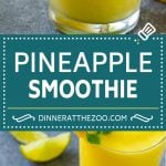 Pineapple Smoothie Recipe | Healthy Smoothie Recipe | Pineapple Recipe #pineapple #smoothie #drink #sadud