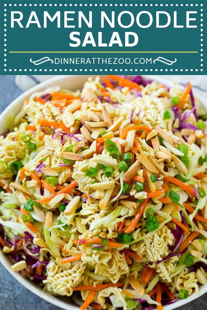 Ramen Noodle Salad Recipe | Oriental Salad | Asian Salad | Ramen Noodle Cabbage Salad #ramennoodles #salad #cabbagesalad #salad #sadud