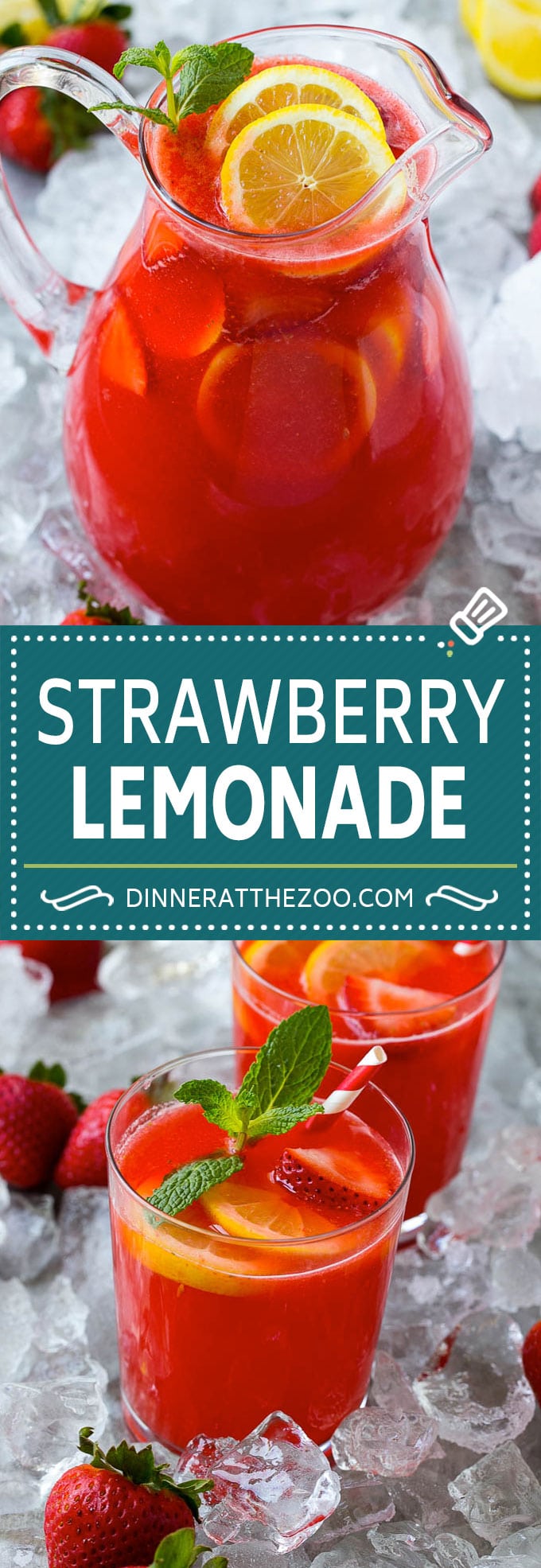 Strawberry Lemonade Recipe | Homemade Lemonade | Strawberry Drink Recipe #lemonade #strawberries #drink #sadud