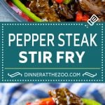 Pepper Steak Stir Fry Recipe | Chinese Pepper Steak | Steak Stir Fry | Beef Stir Fry #steak #peppers #stirfry #chinesefood #sadud #beef