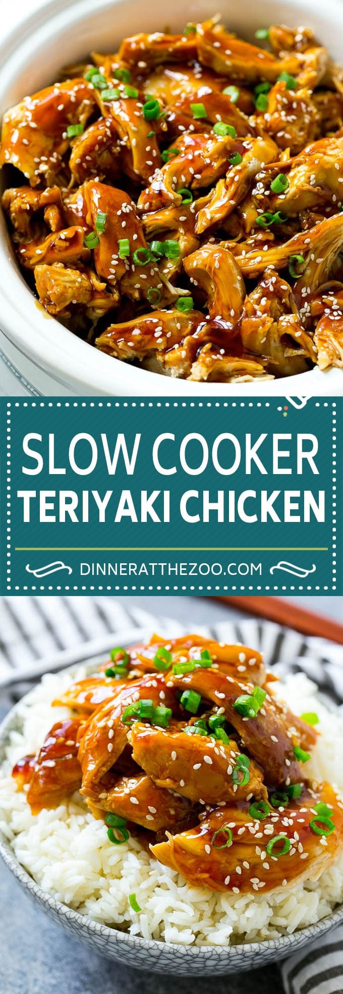 Slow Cooker Teriyaki Chicken Recipe | Crock Pot Teriyaki Chicken | Slow Cooker Chicken | Asian Chicken #slowcooker #crockpot #teriyaki #chicken #dinner #sadud