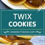 Twix Cookies Recipe | Chocolate Caramel Cookies | Shortbread Cookies #cookies #baking #caramel #chocolate #dessert #sadud