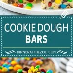 Cookie Dough Bars Recipe | Chocolate Chip Cookie Dough | Cookie Bars #cookiedough #cookies #cookiebars #chocolate #dessert #sadud