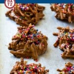 These no bake haystack cookies combine chow mein noodles, milk chocolate and butterscotch chips to make decadent treats that are always a huge hit.