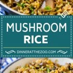 Mushroom Rice Recipe | Baked Rice | Rice Pilaf #rice #mushrooms #sidedish #dinner #sadud