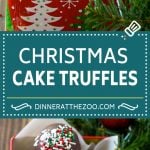 Christmas Cake Truffles Recipe | Cake Truffles | Cake Balls | Cake Bites #cake #christmas #sprinkles #baking #sadud