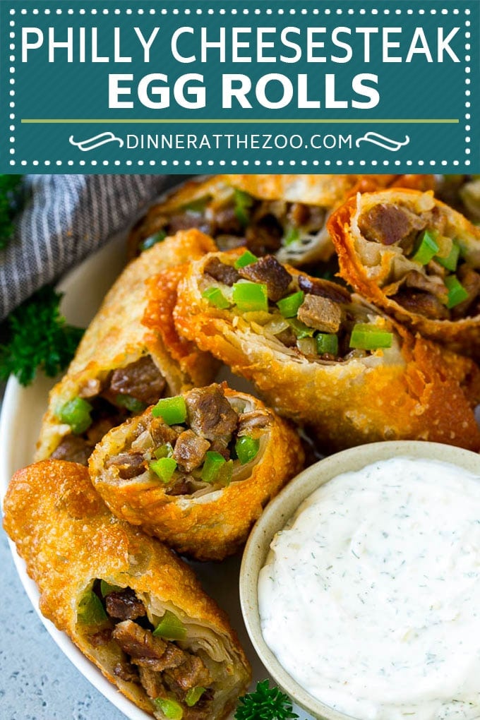 Philly Cheesesteak Egg Rolls | Beef Egg Rolls | Philly Cheesesteak Appetizer #steak #cheese #appetizer #snack #sadud