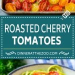 Roasted Cherry Tomatoes Recipe | Roasted Tomatoes #tomatoes #sidedish #glutenfree #cleaneating #healthy #dinner #sadud