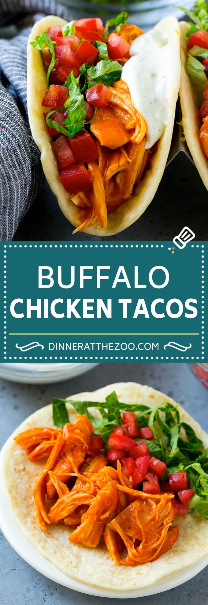 Buffalo Chicken Tacos | Chicken Taco Recipe | Spicy Chicken Tacos #tacos #tacotuesday #buffalochicken #chicken #ranch #dinner #sadud