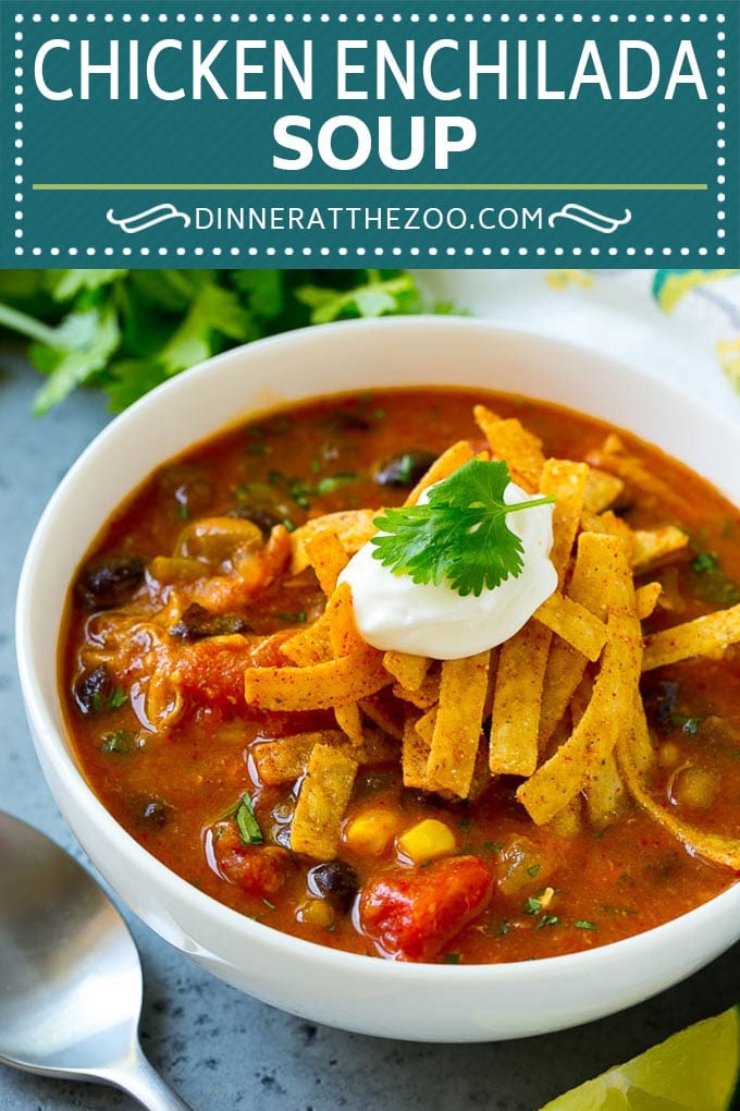 Chicken Enchilada Soup | Mexican Soup | Enchilada Soup #soup #chicken #chickensoup #beans #corn #dinner #sadud