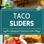 Taco Sliders Recipe | Beef Slider Sandwiches | Easy Slider Sandwiches #sandwich #taco #beef #cheese #snack #appetizer #sadud