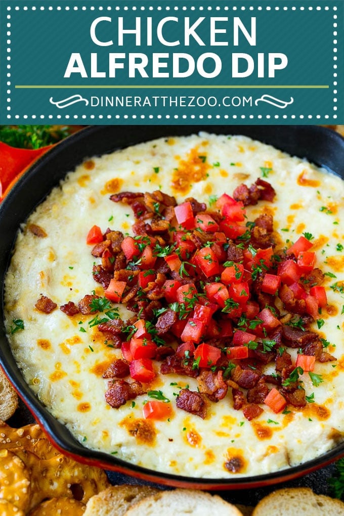 Chicken Alfredo Dip Recipe | Chicken Dip | Cheese Dip #dip #appetizer #chicken #cheese #sadud