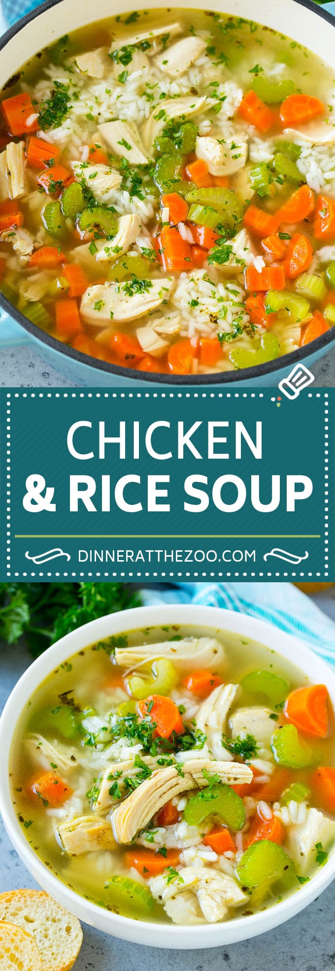 Chicken and Rice Soup Recipe | Homemade Chicken Soup | Easy Chicken Soup #soup #chicken #rice #dinner #glutenfree #comfortfood #sadud