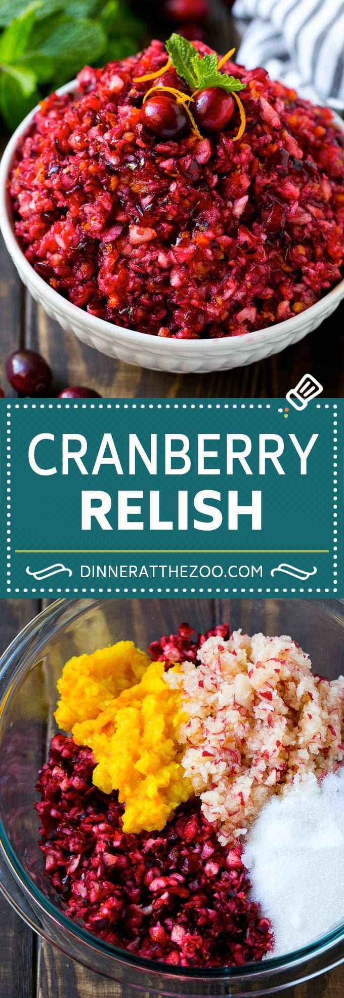 Cranberry Relish Recipe | Cranberry Sauce | Raw Cranberry Relish #cranberry #relish #sauce #thanksgiving #fall #dinner #sadud