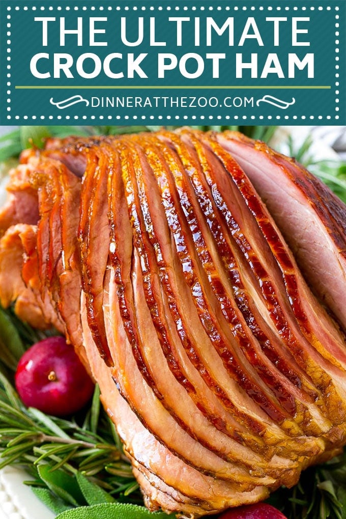 Crock Pot Ham Recipe | Slow Cooker Ham | Glazed Ham | Thanksgiving Ham | Christmas Ham | Easter Ham #ham #slowcooker #crockpot #dinner #christmas #thanksgiving #easter #glutenfree #sadud