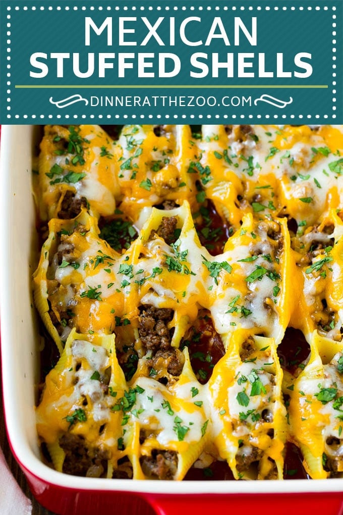Mexican Stuffed Shells Recipe | Stuffed Shells | Mexican Pasta #dinner #pasta #mexican #beef #noodles #cheese #sadud