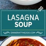 Lasagna Soup Recipe | Italian Soup | Ground Beef Soup #lasagna #pasta #soup #beef #dinner #sadud #italian