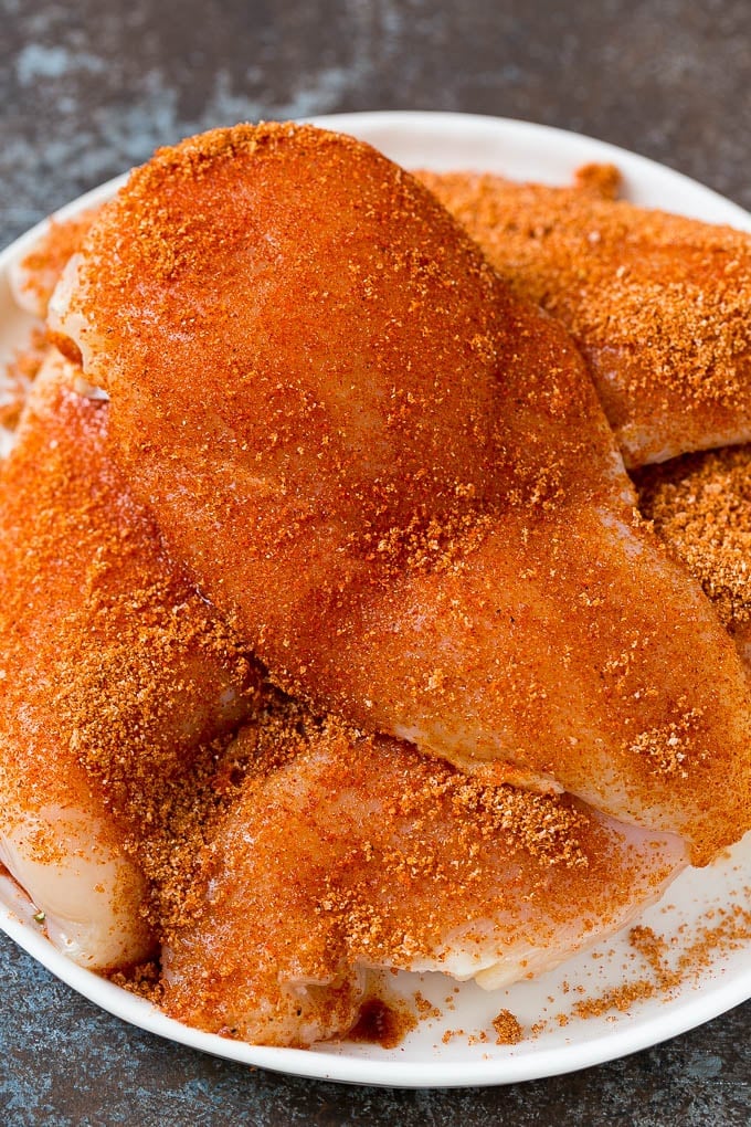 Smoked Chicken Breast Recipe | BBQ Chicken | Smoked Chicken #bbq #chicken #smoker #dinner #glutenfree #sadud Chicken breasts coated in homemade BBQ rub.