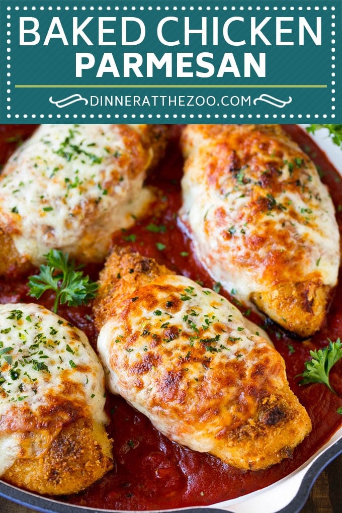 Baked Chicken Parmesan Recipe | Italian Chicken Parmesan | Baked Chicken #chicken #cheese #pasta #dinner #sadud