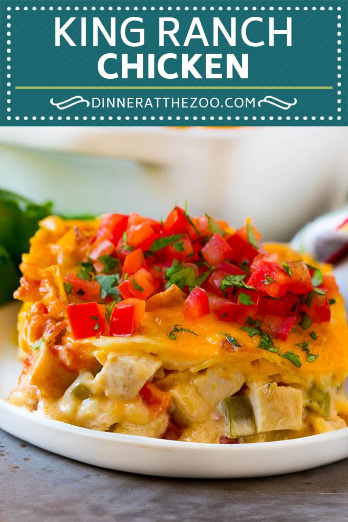 King Ranch Chicken Recipe | Mexican Chicken Casserole | Creamy Chicken Casserole #casserole #chicken #cheese #comfortfood #dinner #sadud