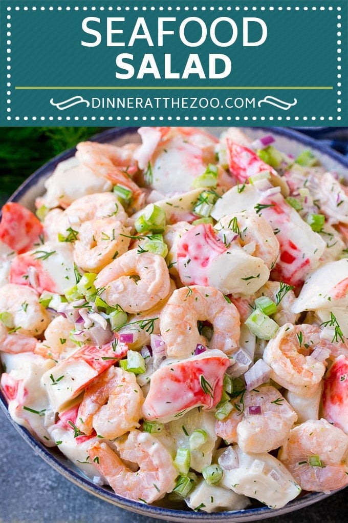 Seafood Salad Recipe | Shrimp Salad Recipe | Crab Salad #salad #shrimp #crab #seafood #lunch #lowcarb #dinner #sadud