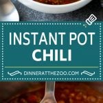 Instant Pot Chili Recipe | Pressure Cooker Chili | Beef Chili | Beef and Bean Chili #chili #beef #beans #instantpot #pressurecooker #dinner #soup #sadud