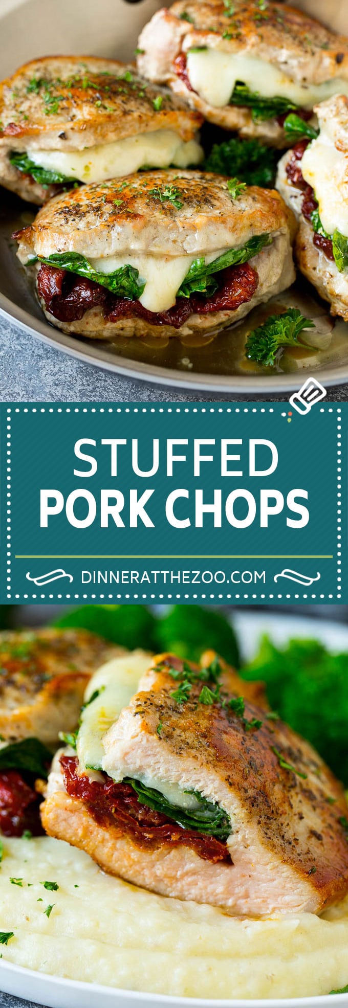 Stuffed Pork Chops Recipe | Boneless Pork Chops Recipe | Italian Pork Chops #pork #porkchops #cheese #lowcarb #dinner #sadud