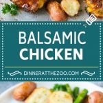 Balsamic Chicken Recipe | Sheet Pan Chicken | Glazed Chicken #chicken #asparagus #potatoes #dinner #glutenfree #sadud