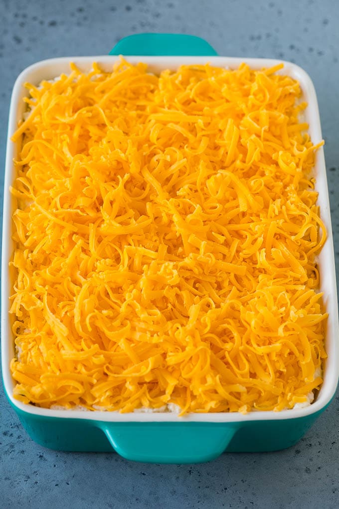 Hash Brown Casserole | Potato Casserole | Hash Brown Side Dish #potatoes #cheese #casserole #sidedish #sadud A shredded potato dish covered with shredded cheddar cheese!
