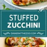Stuffed Zucchini Boats Recipe | Baked Zucchini | Low Carb Zucchini #dinner #lowcarb #keto #zucchini #sausage #sadud