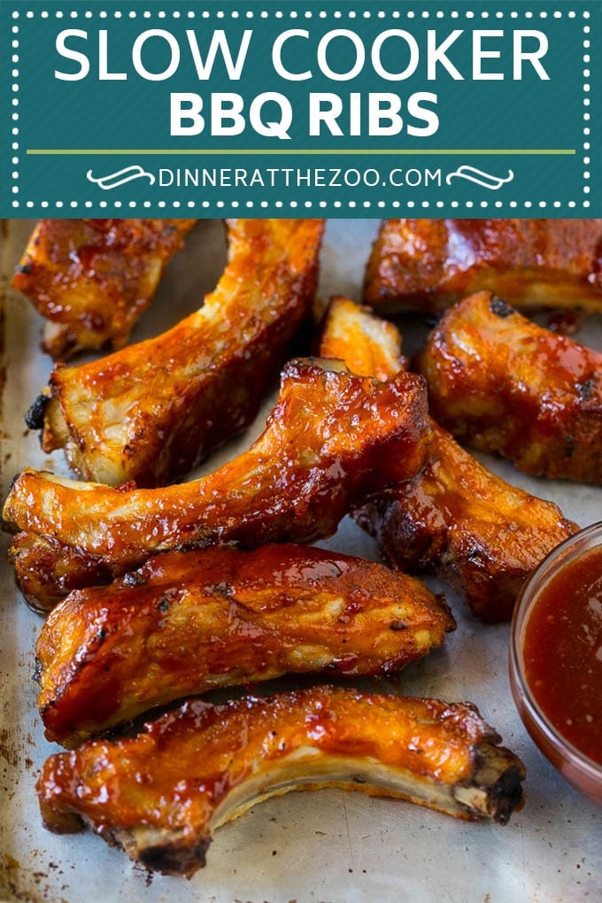 Slow Cooker Ribs | Baby Back Ribs | Crock Pot Ribs | Pork Ribs #ribs #pork #slowcooker #crockpot #bbq #dinner #sadud