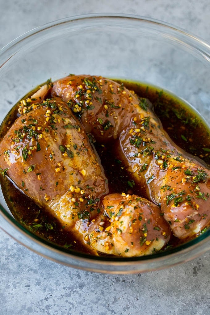Marinated Pork Tenderloin Recipe | Pork Tenderloin Marinade | Pork Marinade #pork #porktenderloin #marinade #dinner #grilling #sadud Pork tenderloins in a bowl of marinade.