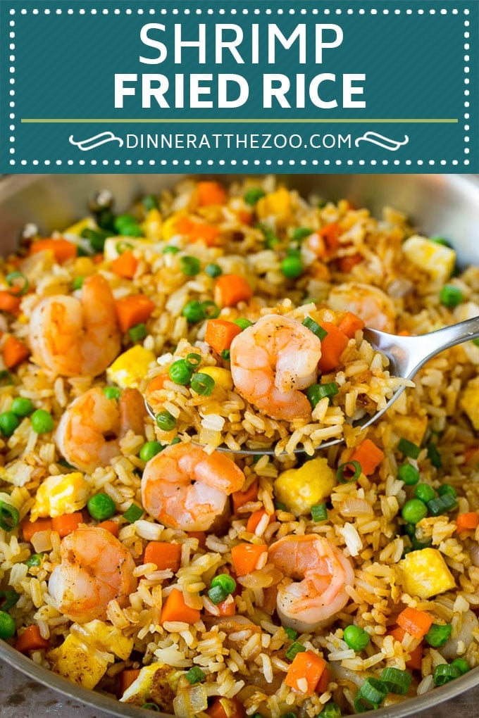Shrimp Fried Rice Recipe | Chinese Fried Rice #rice #shrimp #peas #carrots #sidedish #dinner #sadud
