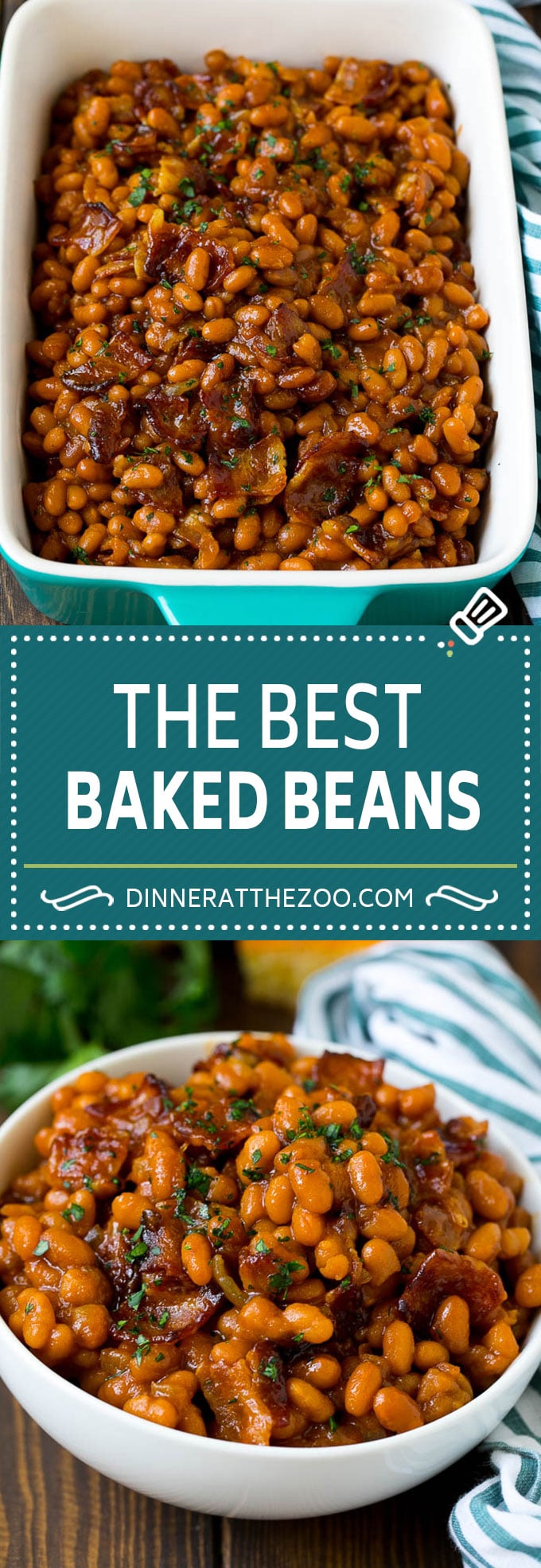 Baked Beans Recipe #beans #bacon #sidedish #bbq #dinner #sadud