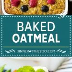 Baked Oatmeal Recipe | Meal Prep | Healthy Oatmeal #oatmeal #casserole #breakfast #brunch #sadud #mealprep