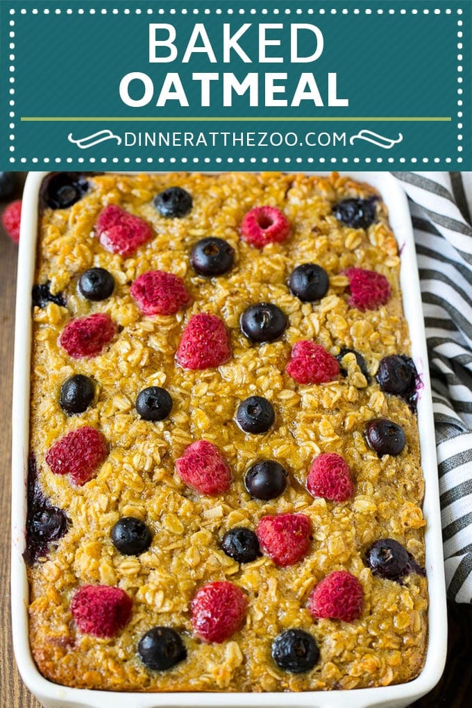 Baked Oatmeal Recipe | Meal Prep | Healthy Oatmeal #oatmeal #casserole #breakfast #brunch #sadud #mealprep