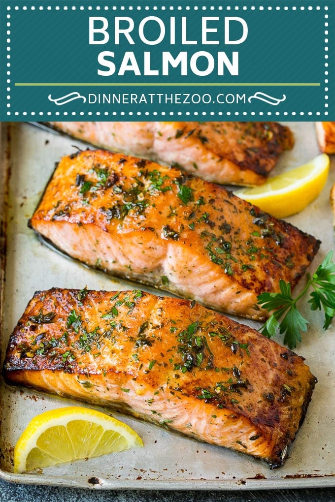 Broiled Salmon Recipe | Healthy Salmon Recipe #salmon #garlic #seafood #dinner #sadud