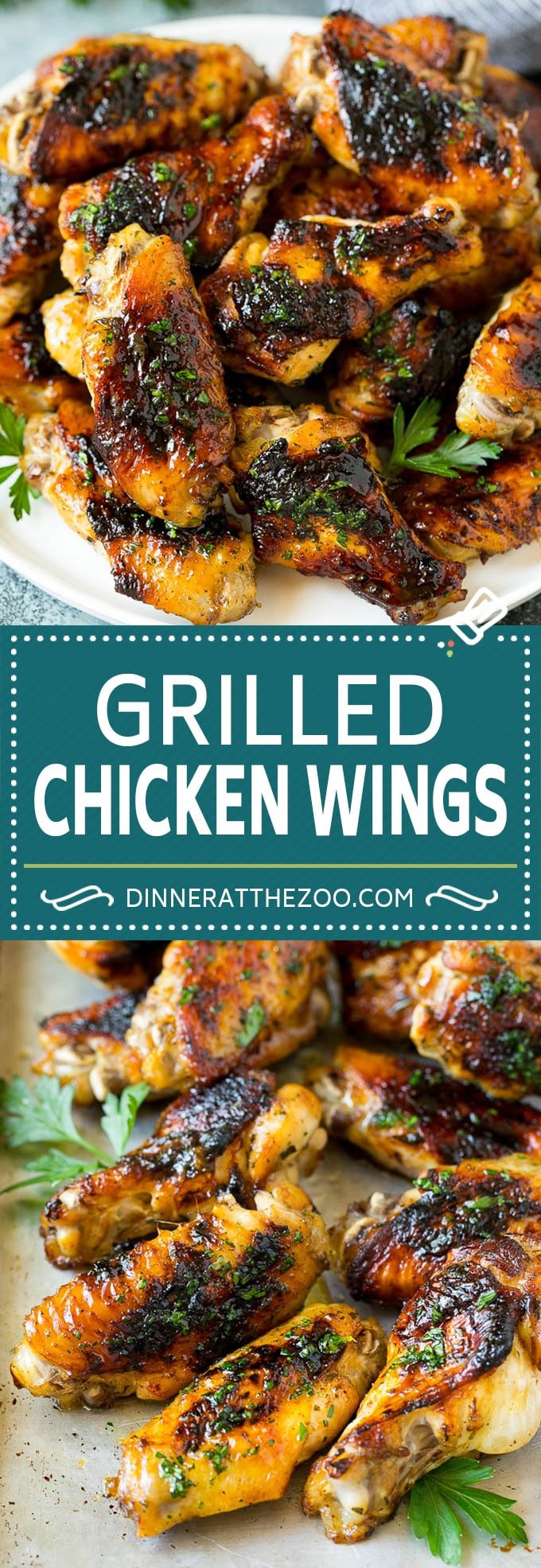Grilled Chicken Wings | Marinated Chicken Wings | Grilled Chicken #chicken #chickenwings #grilling #marinade #dinner #appetizer #sadud