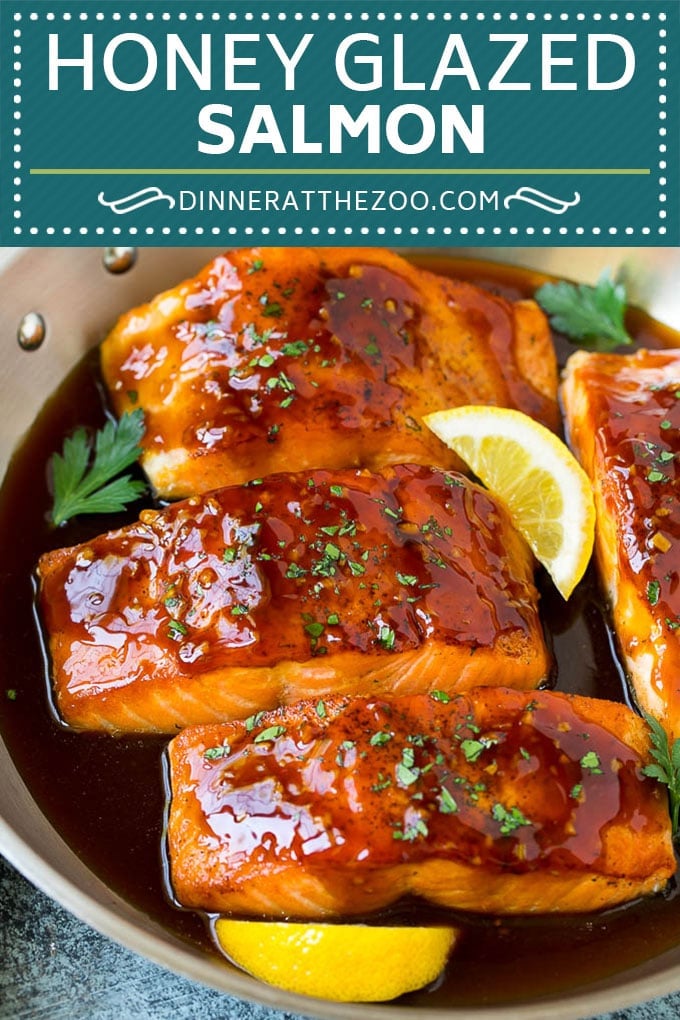 Honey Glazed Salmon Recipe | Seared Salmon #salmon #honey #dinner #fish #garlic #sadud