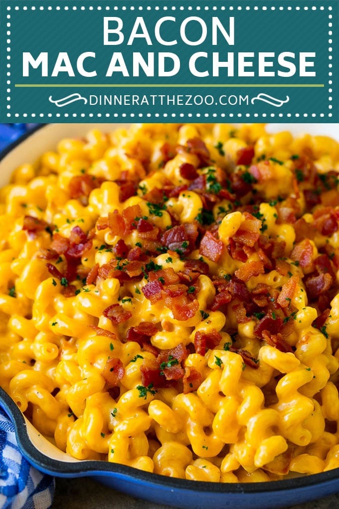 Bacon Mac and Cheese Recipe | One Pot Macaroni and Cheese #macandcheese #cheese #bacon #onepot #dinner #sadud