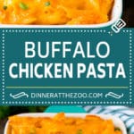 Buffalo Chicken Pasta Recipe | Baked Pasta #chicken #buffalochicken #pasta #cheese #dinner #sadud
