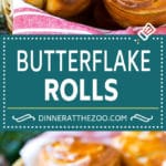 Butterflake Rolls Recipe | Easy Dinner Rolls | Homemade Dinner Rolls | Thanksgiving Rolls #rolls #bread #sidedish #baking #thanksgiving #dinner #sadud
