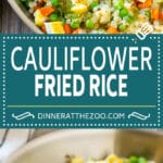 Cauliflower Fried Rice Recipe | Cauliflower Rice #rice #cauliflower #lowcarb #dinner #keto #sadud