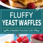 Yeast Waffles Recipe | Homemade Waffles #waffles #breakfast #brunch #sadud