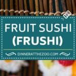Fruit Sushi Recipe | Dessert Sushi #fruit #sushi #snack #dessert #sadud
