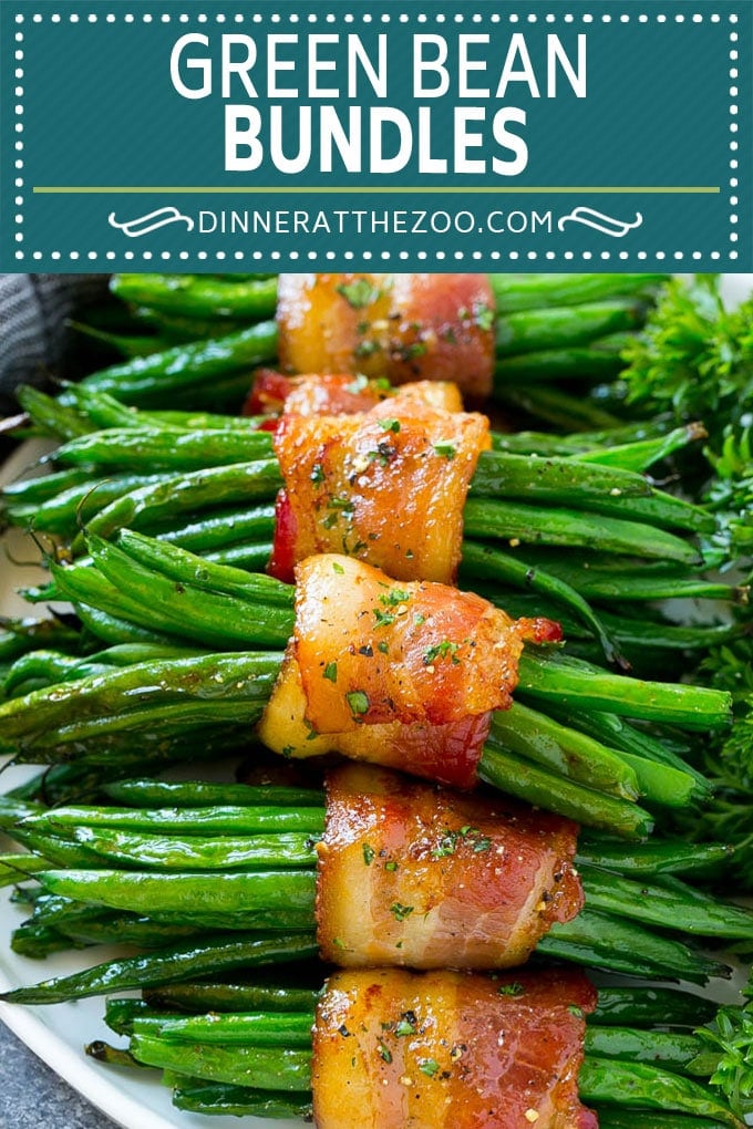 Green Bean Bundles Recipe | Bacon Wrapped Green Beans | Green Beans with Bacon | Green Beans Recipe #bacon #greenbeans #sidedish #dinner #sadud