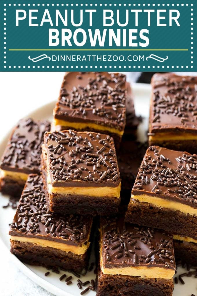 Peanut Butter Brownies Recipe | Layered Brownies | Peanut Butter Truffle Brownies #chocolate #peanutbutter #brownies #dessert #sadud