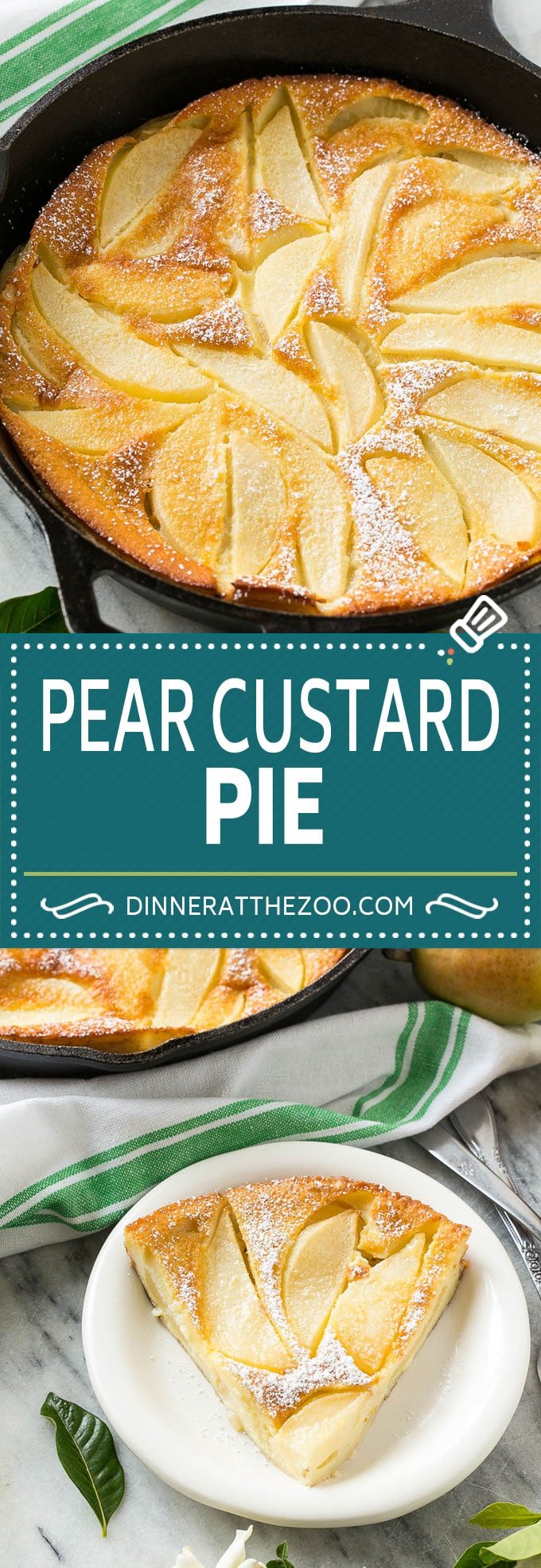 Pear Custard Pie Recipe | Pear Pie #pears #fall #pie #dessert #sadud