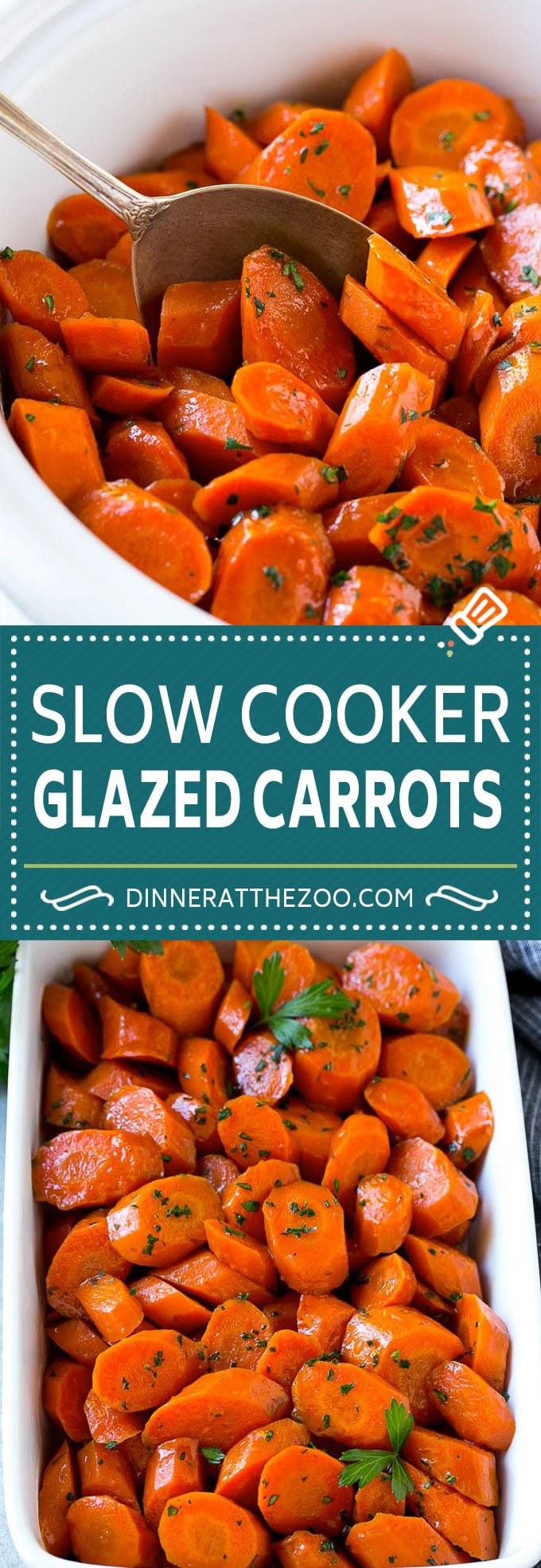 Slow Cooker Glazed Carrots Recipe | Brown Sugar Glazed Carrots | Slow Cooker Carrots #carrots #sidedish #slowcooker #crockpot #sadud
