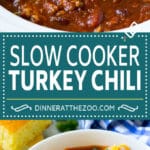 Slow Cooker Turkey Chili Recipe | Crockpot Chili | Turkey Chili | Chili With Beans Recipe | Healthy Chili Recipe #turkey #chili #beans #soup #slowcooker #crockpot #sadud